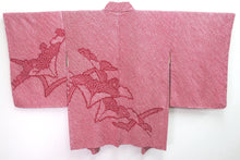 Load image into Gallery viewer, Haori Jacket Vintage(1950-1980) Magenta Full Shibori Chrysanthemum Silk #8349C5