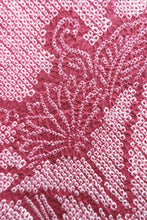 Load image into Gallery viewer, Haori Jacket Vintage(1950-1980) Magenta Full Shibori Chrysanthemum Silk #8349C5