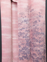 Load image into Gallery viewer, Kimono Reddish Pink Chrysanthemum Tsukesage Tall Silk #8206B3