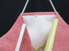 Load image into Gallery viewer, Kimono Reddish Pink Chrysanthemum Tsukesage Tall Silk #8206B3