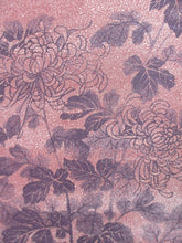 Load image into Gallery viewer, Kimono Reddish Pink Chrysanthemum Tsukesage Tall Silk #8206B3