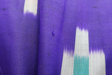 Load image into Gallery viewer, Haori Jacket Vintage(1920-1950) Purple Abstract art Meisen Long Silk #8579G2