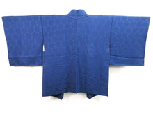 Load image into Gallery viewer, Haori Jacket Blue Flat grain Rinzu #92