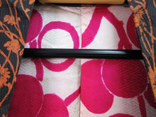 Load image into Gallery viewer, Haori Jacket Vintage(1950-1980) Black Flower Rinzu #68