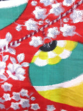 Load image into Gallery viewer, Haori Jacket Vintage(1920-1950) Red Meisen #99