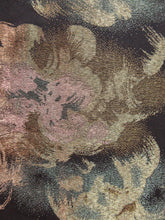 Load image into Gallery viewer, Haori Jacket Vintage(1950-1980) Black Gold Glinting Flower #76