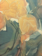 Load image into Gallery viewer, Haori Jacket Green Flower Like a Water Color Painting #91