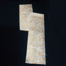 Load image into Gallery viewer, BB10101AG Silk Obi Fabric Vintage(1950-1980) Abstract art Gold 92.5x11.0in(235x28cm)
