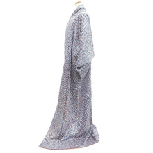 Load image into Gallery viewer, Kimono Blue Shibori Silk #10530B3
