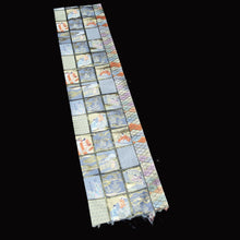Load image into Gallery viewer, BB10021AC Silk Obi Fabric Heian Princess Dark Blue 51.6x11.0in(131x28cm)

