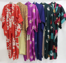 Load image into Gallery viewer, Bundle 6pcs Silk Antique Kimono Wholesale Bulk Free Shipping #555
