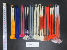 Load image into Gallery viewer, S#5440 Silk Haori Himo Flat Braid 10pcs Bundle Pack
