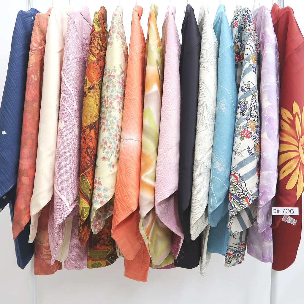 Bundle 15pcs Silk Haori Jacket Wholesale Bulk Free Shipping #706