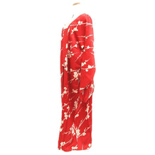 Load image into Gallery viewer, Juban Vintage(1950-1980) Red Plum blossom Silk #10502B1
