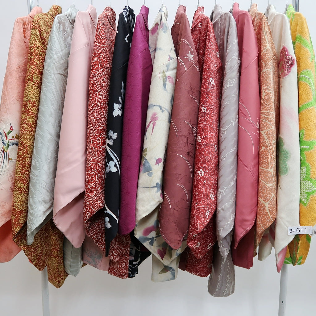 Bundle 15pcs Silk Haori Jacket Wholesale Bulk Free Shipping #611