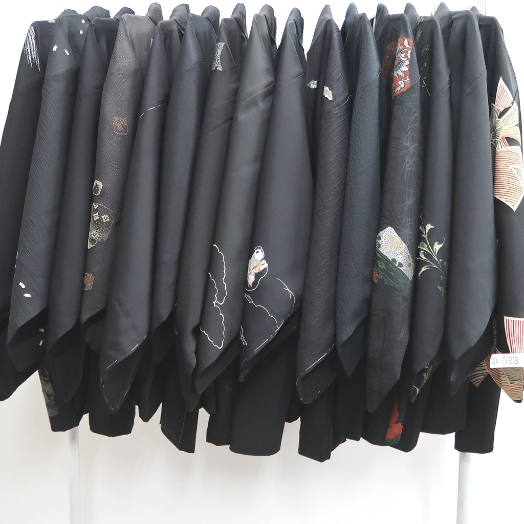 Bundle 15pcs Silk Haori Jacket Wholesale Bulk Free Shipping #533