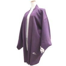 Load image into Gallery viewer, Haori Jacket Vintage(1950-1980) Purple Curling Wave Silk #10669C5
