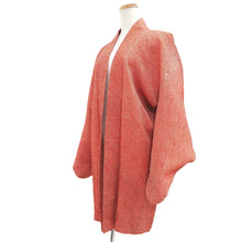 Load image into Gallery viewer, Haori Jacket Vintage(1950-1980) Vermillion Shibori Silk #10599C2

