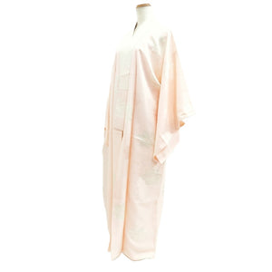 Juban Light Pink Maple Leaf Shibori Silk #10513B2