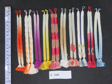 Load image into Gallery viewer, S#5300 Silk Haori Himo Flat Braid 10pcs Bundle Pack
