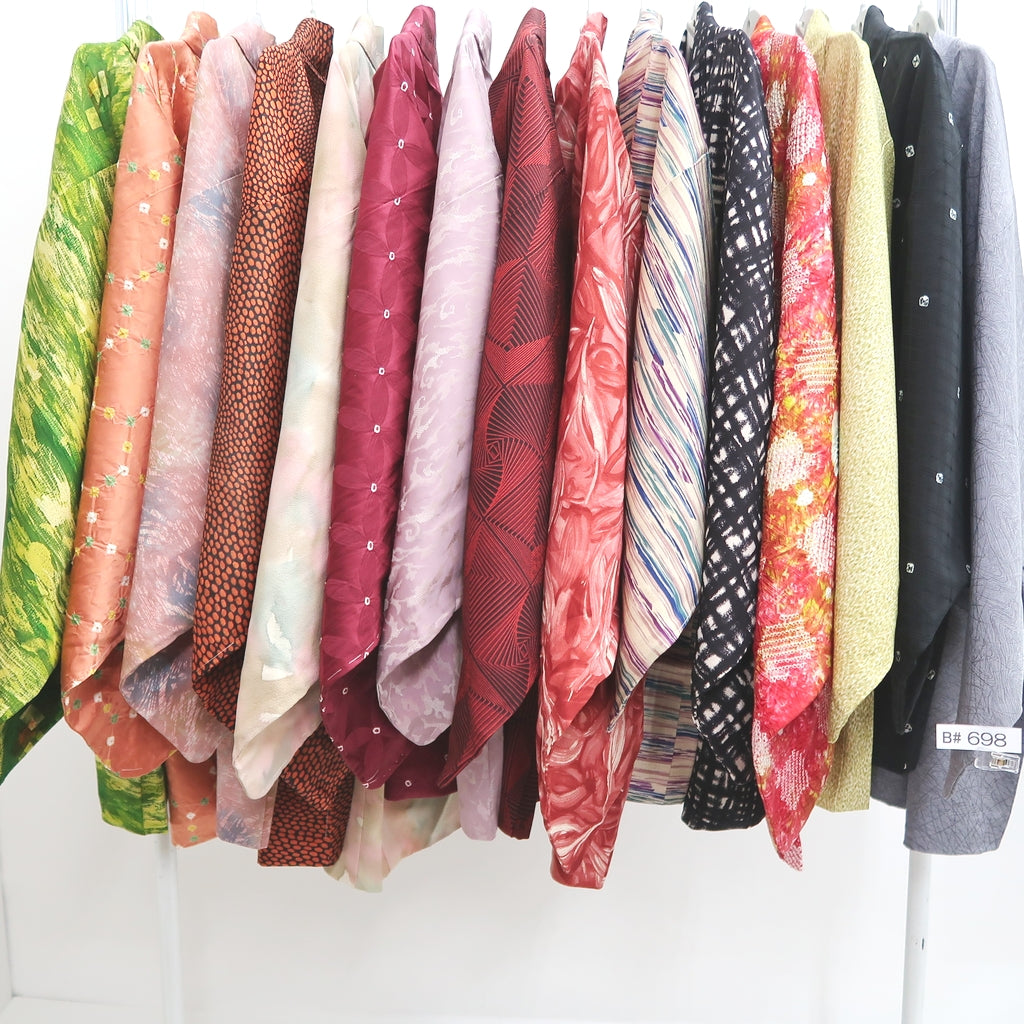 Bundle 15pcs Silk Haori Jacket Wholesale Bulk Free Shipping #698