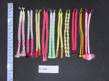 Load image into Gallery viewer, S#5160 Silk Haori Himo Flat Braid 10pcs Bundle Pack
