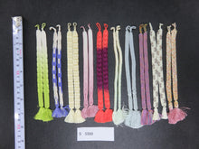 Load image into Gallery viewer, S#5500 Silk Haori Himo Flat Braid 10pcs Bundle Pack
