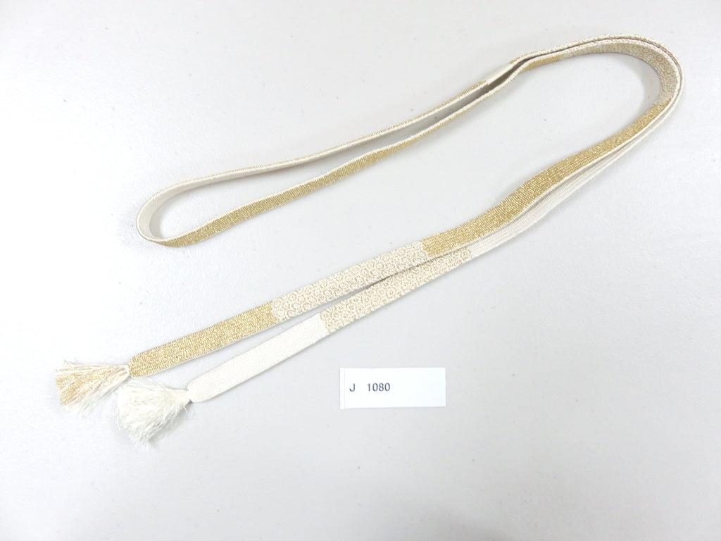 J#1080 Silk Obijime Belt Tie Braided Cord 57.1in(145cm)