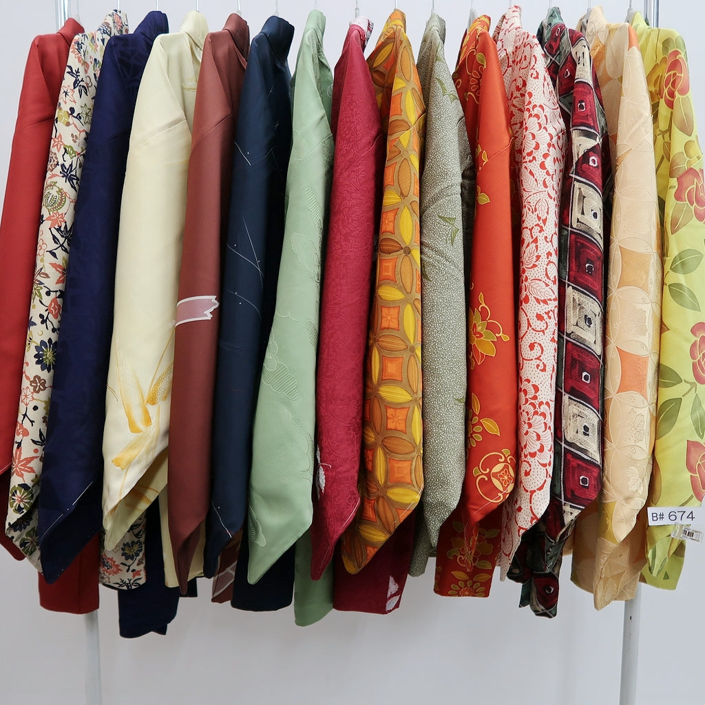 Bundle 15pcs Silk Haori Jacket Wholesale Bulk Free Shipping #674