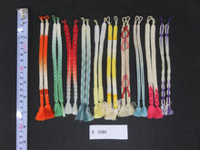 Load image into Gallery viewer, S#5360 Silk Haori Himo Flat Braid 10pcs Bundle Pack

