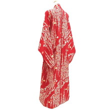 Load image into Gallery viewer, Juban Vintage(1920-1950) Red Shidare Ume Silk #10376F4
