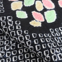 Load image into Gallery viewer, CC1012C1 Silk 8pcs Bundle Kimono Fabric Shibori Black 55.1x5.9in(140x15cm)
