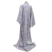 Load image into Gallery viewer, Kimono Blue Shibori Silk #10530B3

