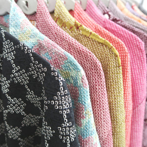 Bundle 12pcs Silk Vintage Full Shibori Haori Wholesale Bulk Free Shipping #493