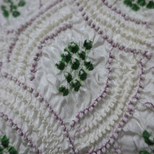 Load image into Gallery viewer, Silk Japanese Obiage Shibori Green 52.8x7.5in(134x19cm) A#10031
