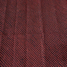 Load image into Gallery viewer, KK1441A1 Silk Kimono Fabric Vintage(1950-1980) Shibori Black Red 75.2x11.4in(191x29cm)
