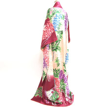 Load image into Gallery viewer, Furisode Magenta Pink Wisteria Tall Silk #9706J5
