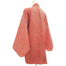Load image into Gallery viewer, Haori Jacket Vintage(1950-1980) Vermillion Shibori Silk #10599C2
