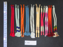 Load image into Gallery viewer, S#5161 Silk Haori Himo Flat Braid 10pcs Bundle Pack
