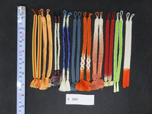 Load image into Gallery viewer, S#5281 Silk Haori Himo Flat Braid 10pcs Bundle Pack
