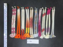 Load image into Gallery viewer, S#5501 Silk Haori Himo Flat Braid 10pcs Bundle Pack
