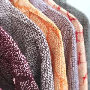 Bundle 12pcs Silk Vintage Full Shibori Haori Wholesale Bulk Free Shipping #493