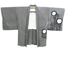 Load image into Gallery viewer, Haori Jacket Vintage(1950-1980) Black Full Shibori Chrysanthemum Silk #10920E5
