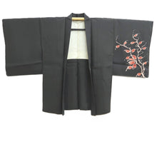 Load image into Gallery viewer, Haori Jacket Vintage(1950-1980) Black Branch Silk #10810E1
