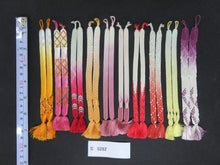 Load image into Gallery viewer, S#5282 Silk Haori Himo Flat Braid 10pcs Bundle Pack

