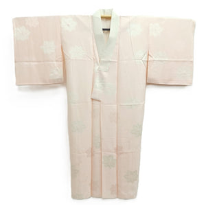 Juban Light Pink Maple Leaf Shibori Silk #10513B2