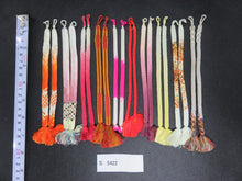 Load image into Gallery viewer, S#5422 Silk Haori Himo Flat Braid 10pcs Bundle Pack
