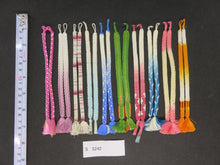 Load image into Gallery viewer, S#5242 Silk Haori Himo Flat Braid 10pcs Bundle Pack
