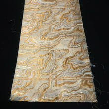 Load image into Gallery viewer, BB10101AG Silk Obi Fabric Vintage(1950-1980) Abstract art Gold 92.5x11.0in(235x28cm)
