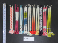 Load image into Gallery viewer, S#5442 Silk Haori Himo Flat Braid 10pcs Bundle Pack
